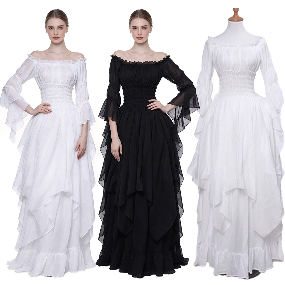 Medieval Dress Retro Off-The-S - đánh giá và giá Lace Dress