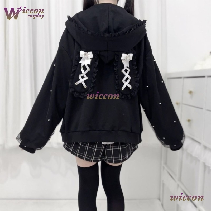 Rabbit's Ears Bow Hoodies Eleg - đánh giá và giá Formal Skirt